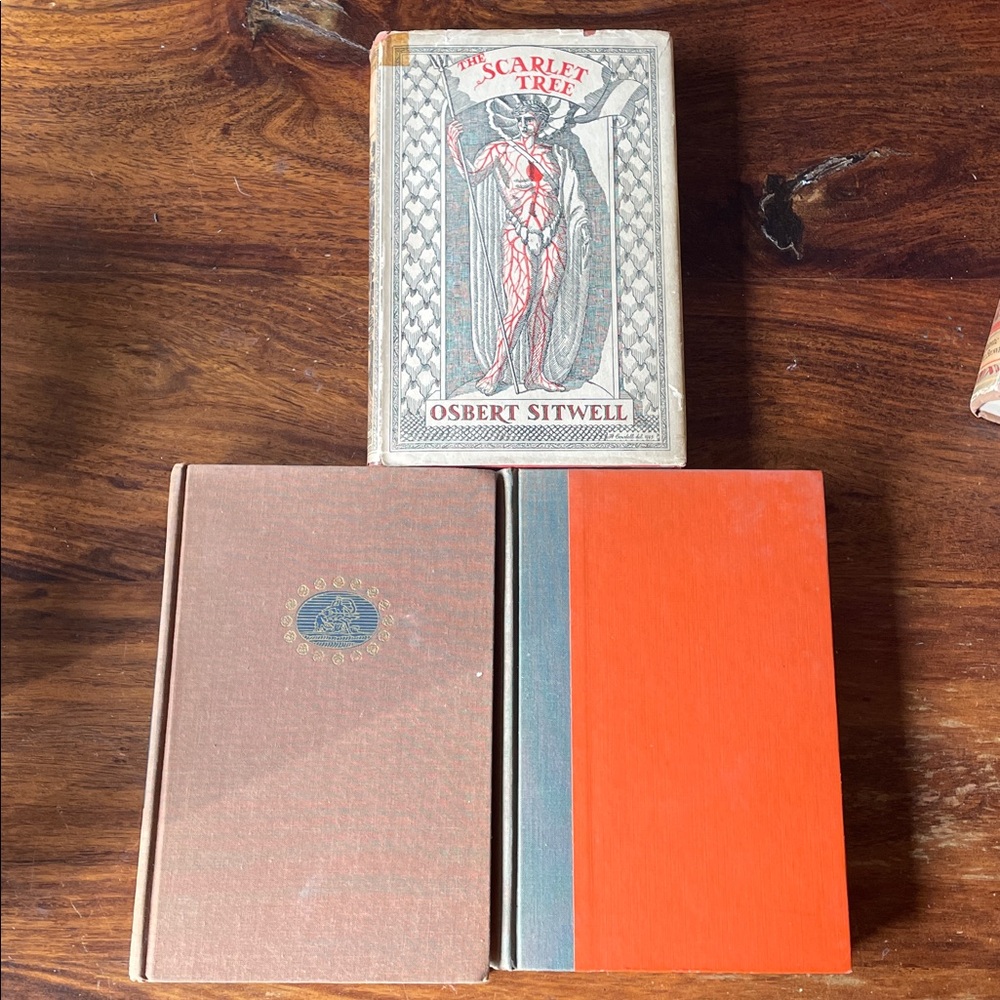 3 SIR OSBERT SITWELL Vintage Hardcover Books